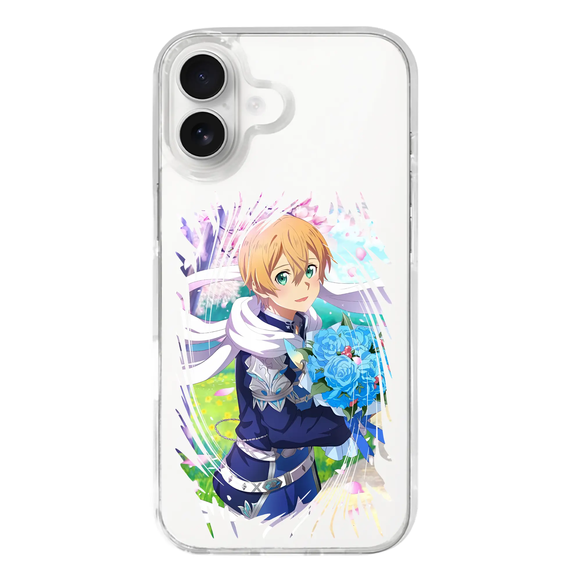 ソードアートオンライン グッズ ユージオ - iPhone 17シリーズ 透明スマホケース – 薄型・耐衝撃・精密フィット保護カバー